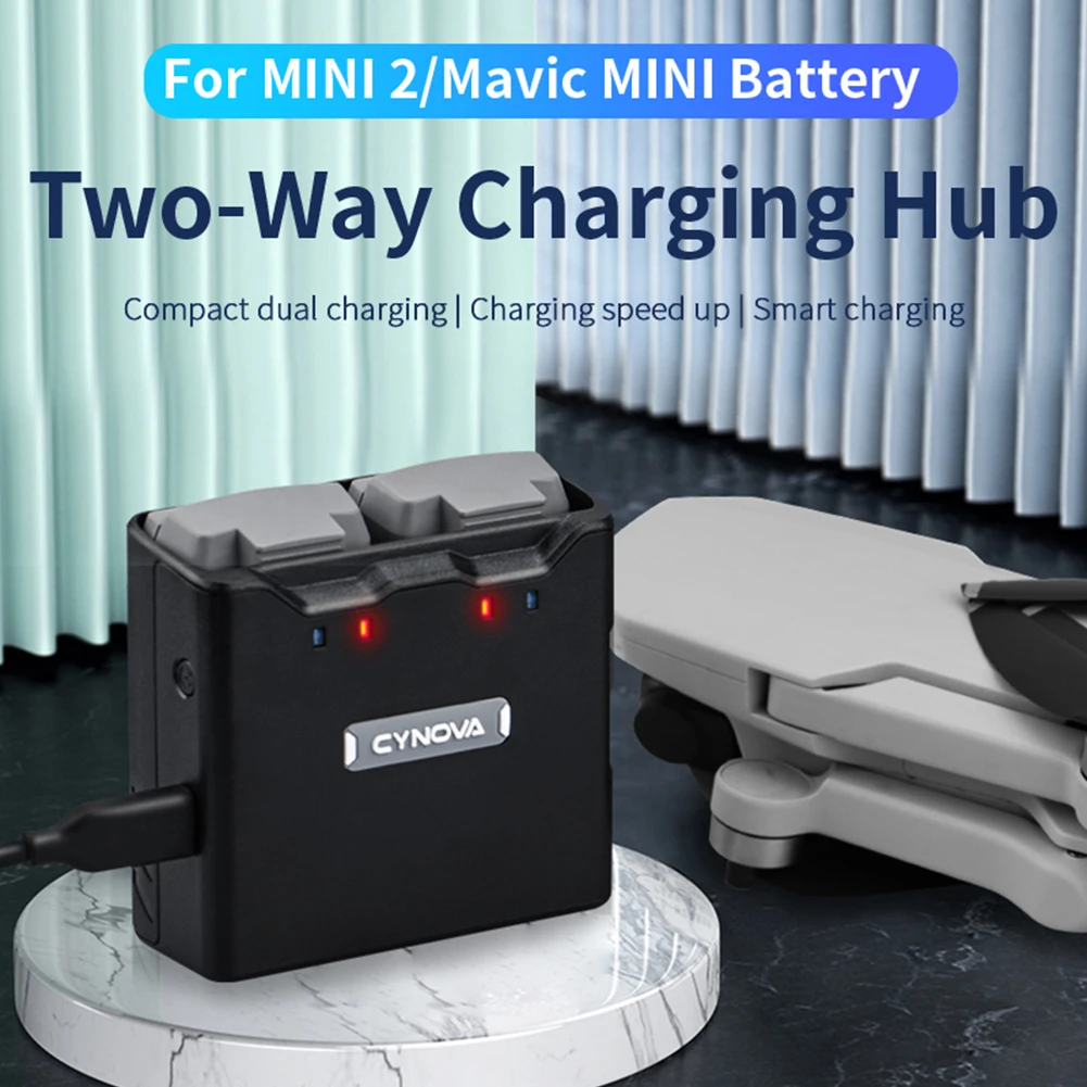 Зарядное устройство для DJI Mavic Mini/2 двухстороннее зарядное 18 Вт быстрое 2