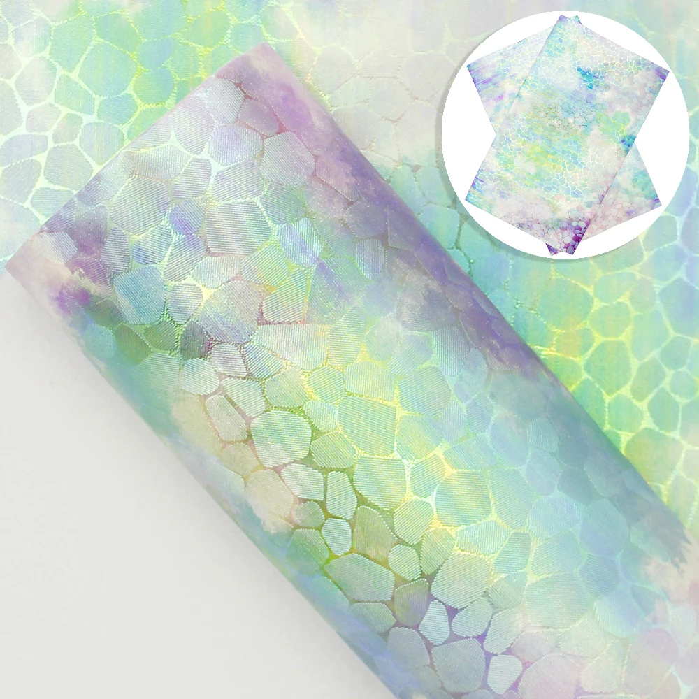 

20*33cm Tie-dye Stone Grain Faux Leather Sheet Leatherette Clothing Upholstery DIY Earrings Bows,1Yc11190