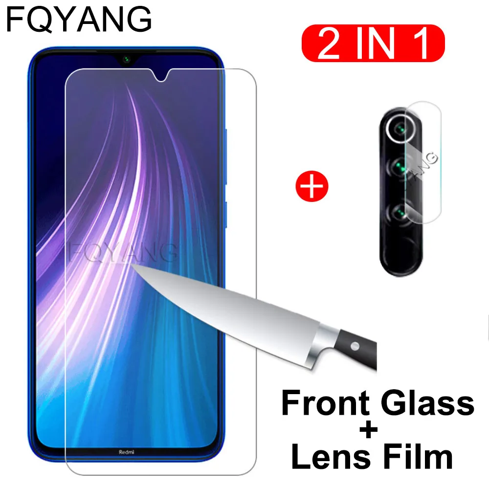 2 в 1 0 26 мм 9H закаленное стекло для Xiaomi Redmi Note 8 7 Pro K20 Mi 9T A3 CC9 Защитная пленка