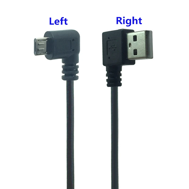 20 см 90 градусов USB 2 0 к Micro B Мужской кабель прямоугольный для синхронизации данных