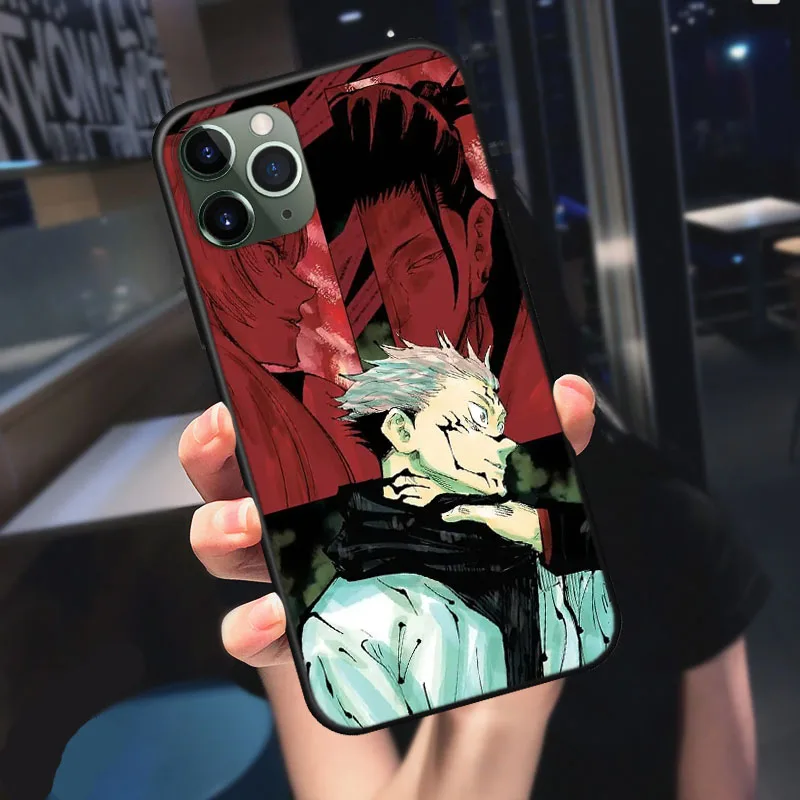 

Jujutsu Kaisen Satoru Gojo Soft Phone Case Cover Shell For iPhone 12 Pro Max 11Pro X XR XS MAX SE 2020 6 6s 7 8 Plus Cases Coque