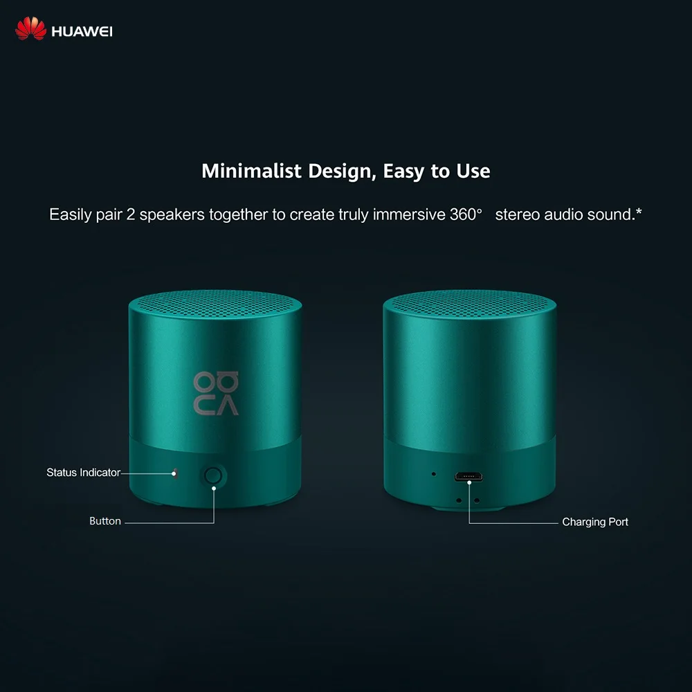 Переносная Bluetooth Колонка Huawei Mini беспроводная водонепроницаемая уличная IP54