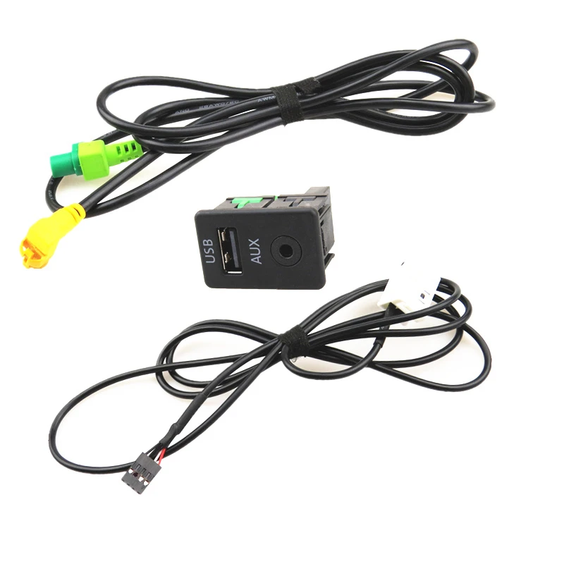 

RCD510 USB AUX адаптер, переключатель, розетки, кабель, проводка, свиной хвост для VW CC Tiguan Passat B6 B7 3CD 035 249 A 3CD035249A