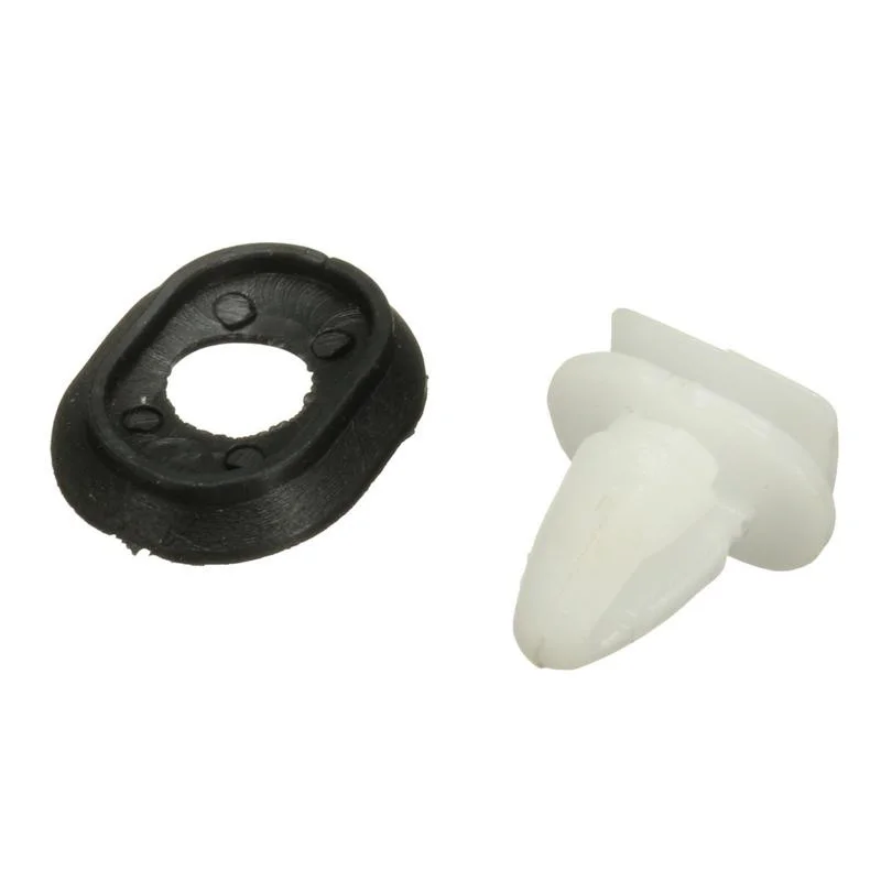 

Set Moulding Clip Car Kit Parts 50Pcs Door Replacement White+Black Plastic