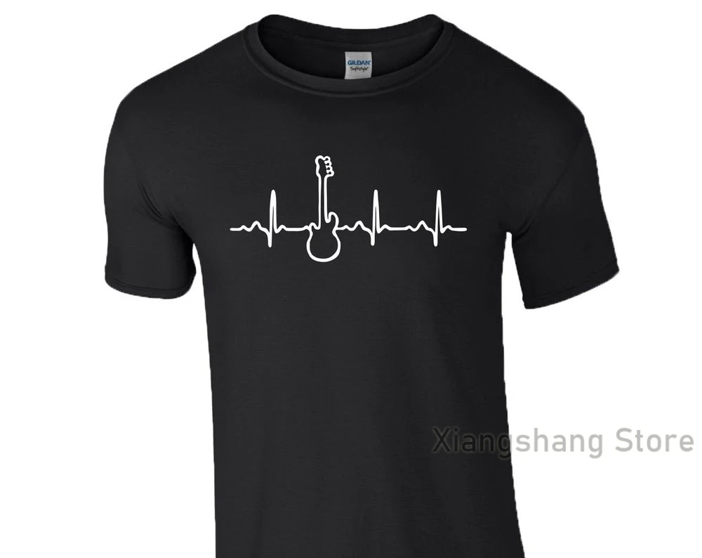 Футболка для гитары музыка любовь гитарист электрическая акустическая бас рок