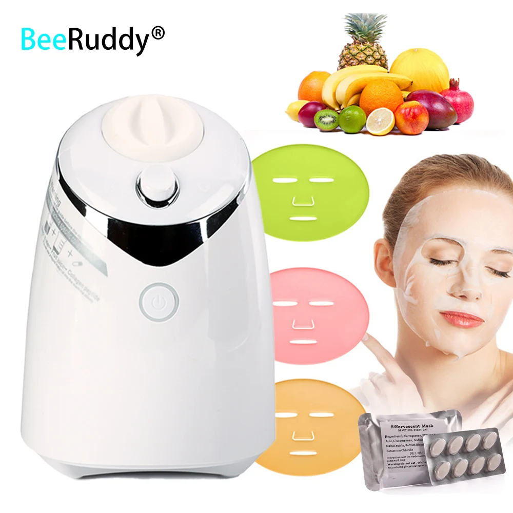 

BeeRuddy машинка для самостоятельного изготовления маски для лица Автоматическая фруктовая натуральная овощная коллагеновая маска машинка дл...
