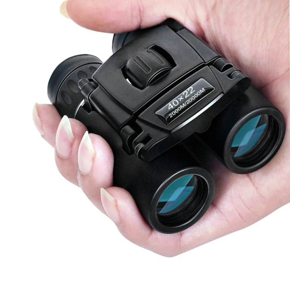 

Binoculars 40x22 HD Binoculars BAK4 FMC Optics Telescope Black 2000m Long Distance Folding Mini Telescope Hunting Binoculars