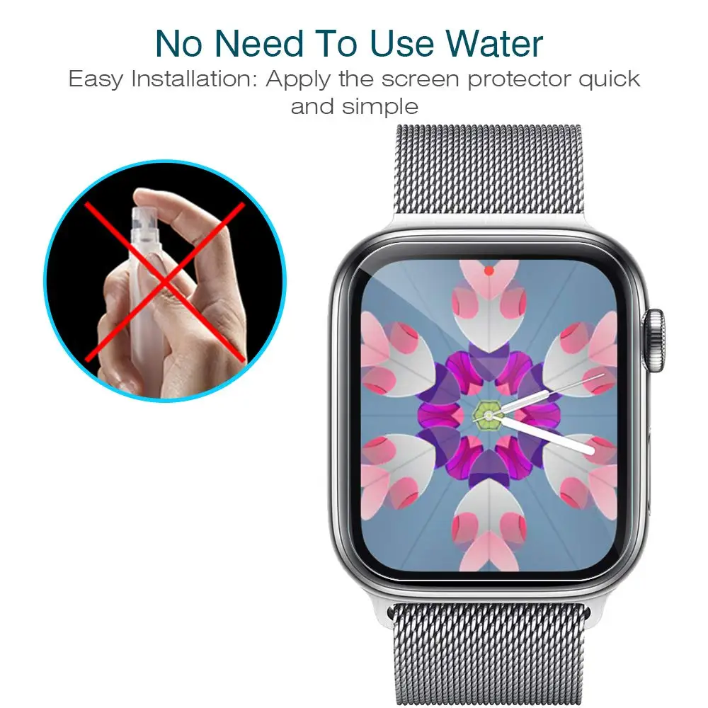 Полная защитная Гидрогелевая пленка для Apple watch защита экрана 42 мм 44 40 38 iwatch 5 4 3 2 1