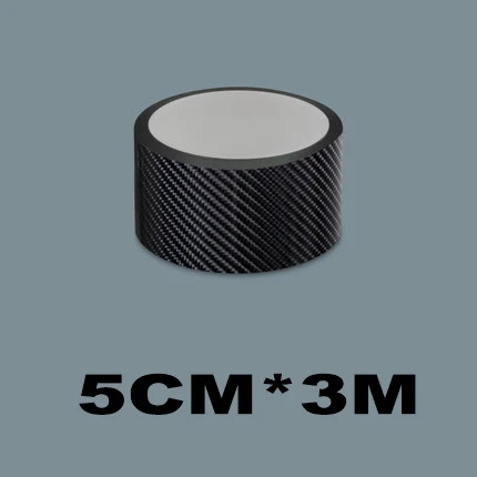 5CM Black Автомобильные наклейки Защита для автомобильной двери прозрачная углеродная пайка многофункциональная Противоударная лента Резиновое уплотнение авто стиль аксессуары - Цвет: 5CM Black