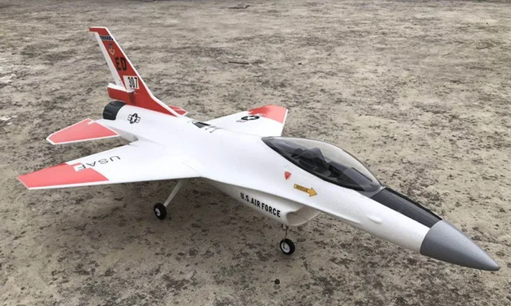 EPO F16 70 мм RC EDF Jet Plane белый цветной комплект|Радиоуправляемые самолеты| |