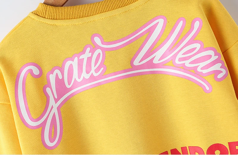 Комплект для девочек весна-осень 2019 комплект детской одежды спортивный костюм