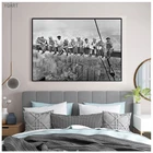 Постер черно-белый с изображением Нью-Йорка, небоскреба, винтажная Картина на холсте, Настенная картина для украшения дома