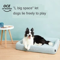 oce large size petkit deep sleep mattress dog beds memory foam ab double sided inner pad all seasons breathable soft pet bed