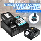 Литий-ионный аккумулятор подходит для Makita 18 в аккумулятор 6 Ач BL1840 BL1850 BL1830 BL1860B 100% оригинальный перезаряжаемый инструмент Makita