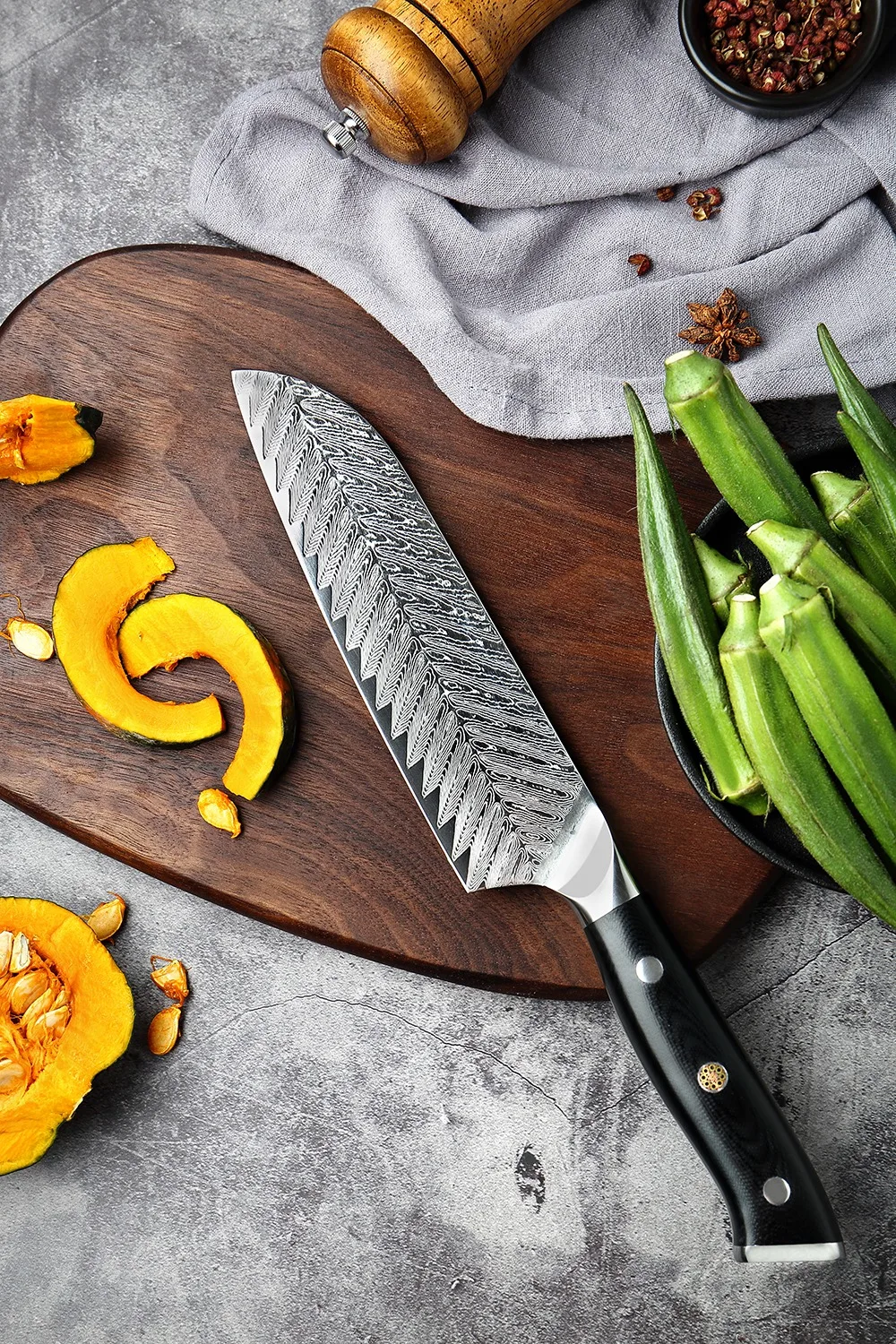 XITUO дамасский шеф нож VG10 Профессиональный кухонный Мясницкий инструмент для