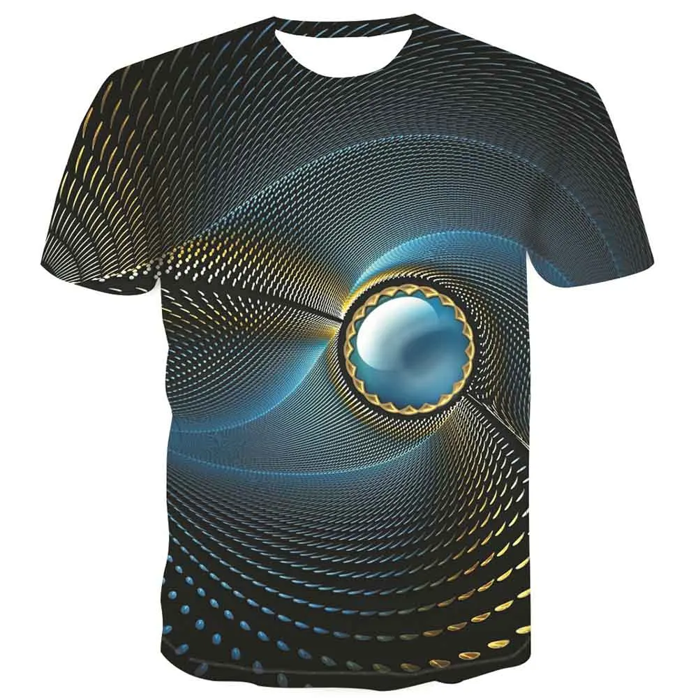 

2021 geometric pattern printing New Print T-Shirt 3d T-Shirt Summer Trendy Short Sleeve T-Shirt Top Men/Female Short Sleeve Top