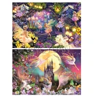 5D алмазная живопись сделай сам, Сказочная сказочная полноразмерная круглая Стразы, вышивка крестиком для украшения дома, ручная работа, подарок