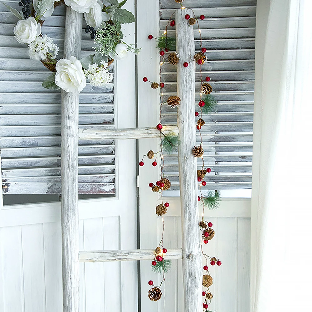 2 м 20Led медная проволока сосновая конусная струна светильник светодиодный