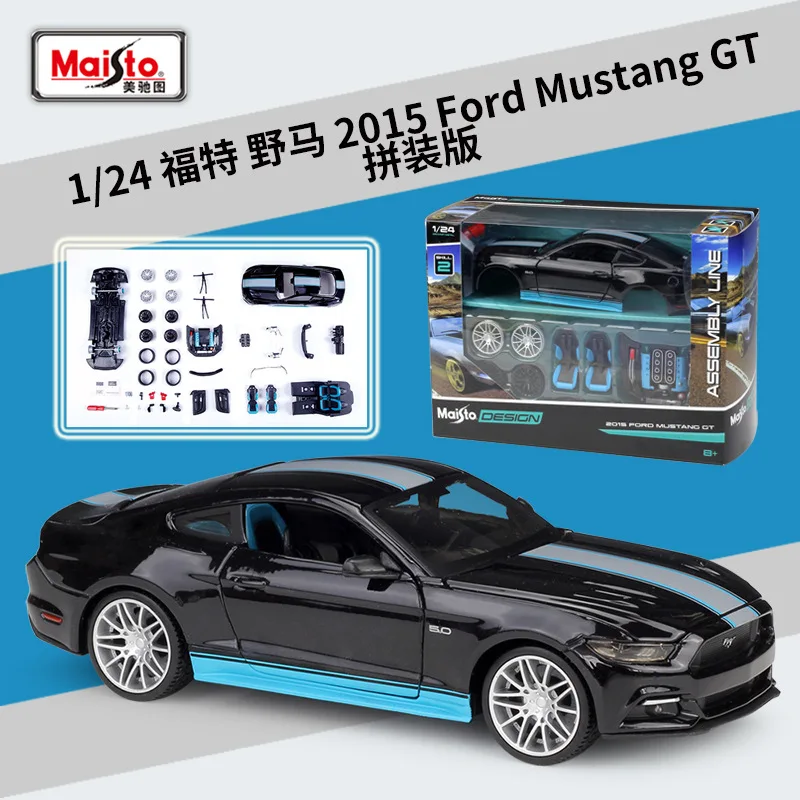 Модифицированный автомобиль Maisto 1:24 2015 Ford Mustang GT сборные автомобили строительные