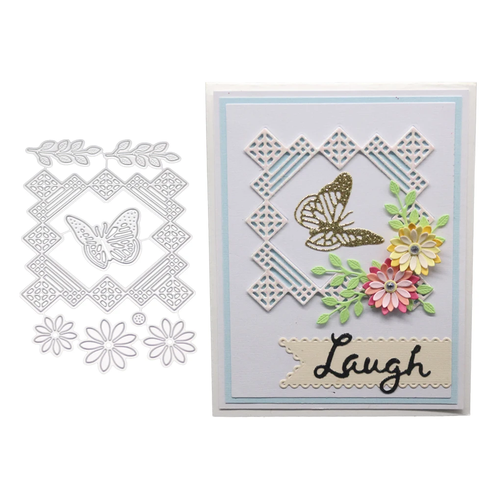 Декоративные штампы в виде бабочек цветов листьев|Вырубные штампы| |