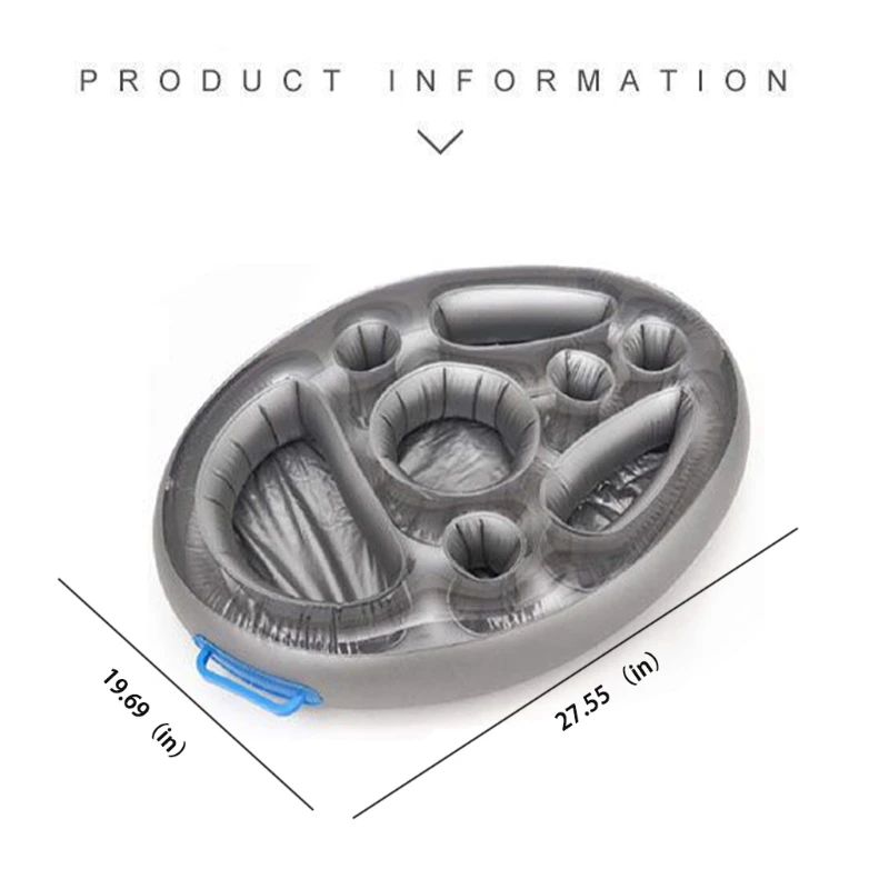 

F3ME Premium Floating Drink Holder for Pools & Hot Tub Beach & Outdoor Cup Tray Fun Versatile & Portable Serving Bar