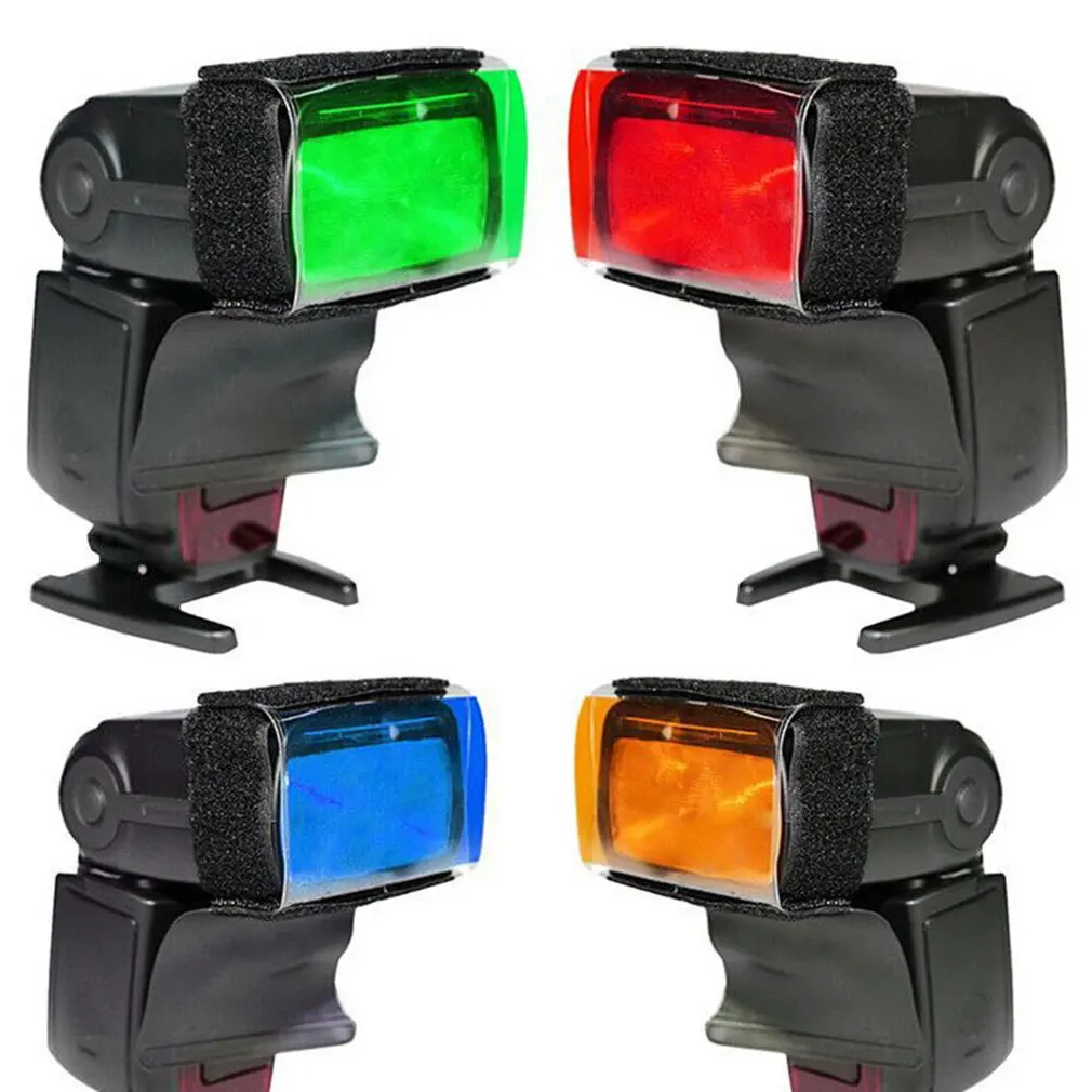 

12 pieces color card for Strobist Flash Gel Filter Color Balance with rubber band diffuser Lighting For Canon/Nikon For SONY