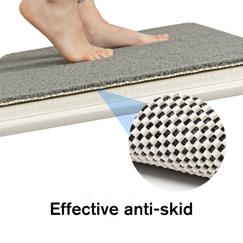 mircrofiber non slip bath mats with anti moldy sucker bathroom carpets rugs soft toilet floor rugs waterproof shower bath mat free global shipping