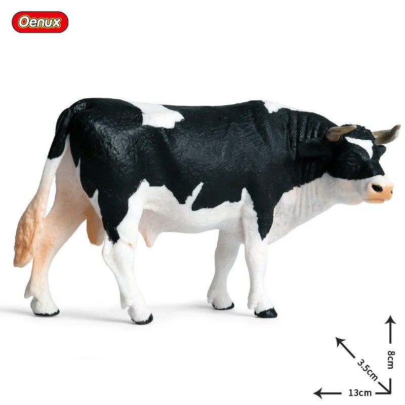 

Children cognitive early education toy cow model decorative ornaments simulation solid static animal poultry ranch