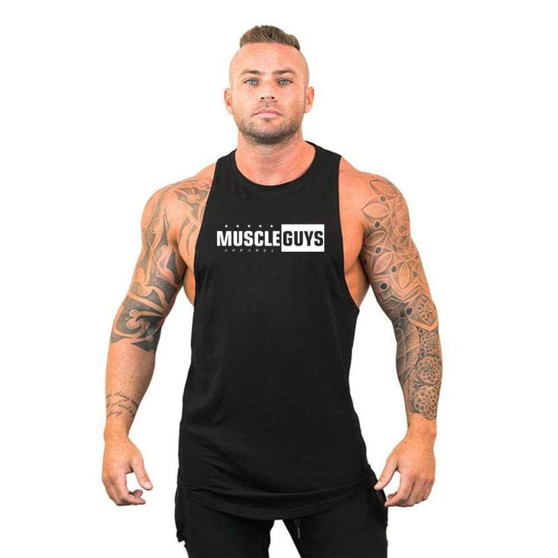 Тренажеры торговой марки Muscleguys одежда майки для фитнеса мужские Бодибилдинг
