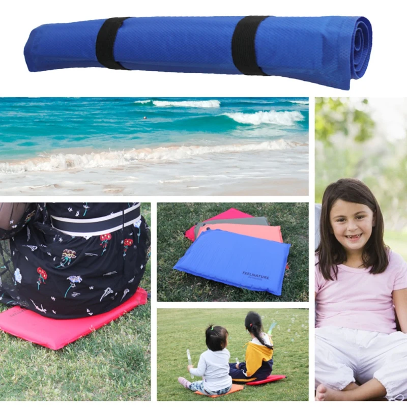 

Outdoor Picnic Waterproof Dual Cushion Seat Pad Folding Hiking Camping Moistureproof Cushion Mattress Pad