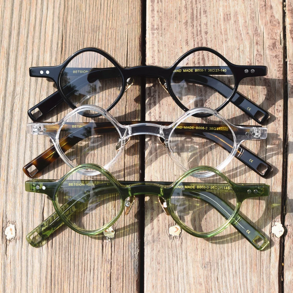 Очки для чтения ручной работы мужчин и женщин винтажные супермаленькие