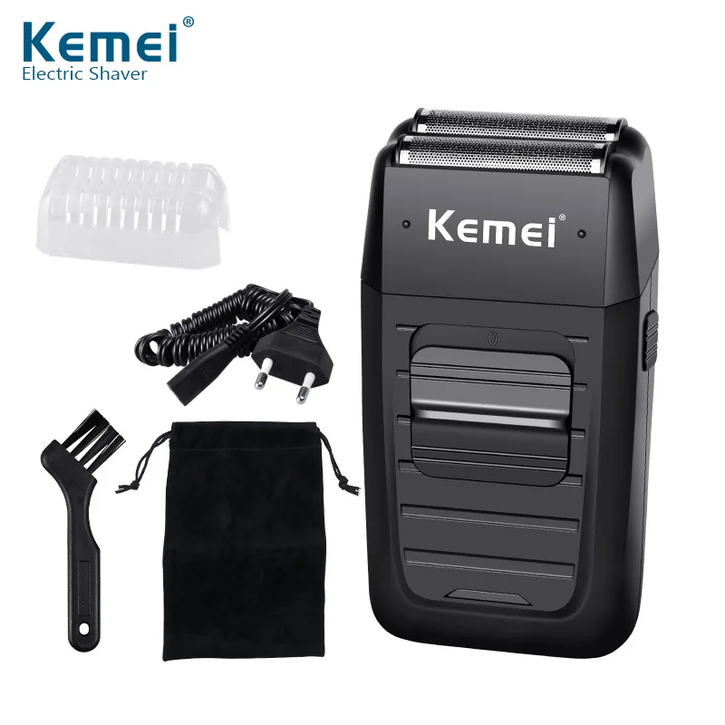 Kemei KM 1102 Перезаряжаемые аккумуляторная электробритва для Для мужчин с двойным