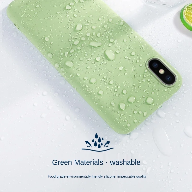 

Liquid Silicone Phone Case For iPhone 11 12 Pro Max Mini 7 8 6 6S Plus XR X XS MAX SE 2020 Soft Protector Shockproof Case Cover