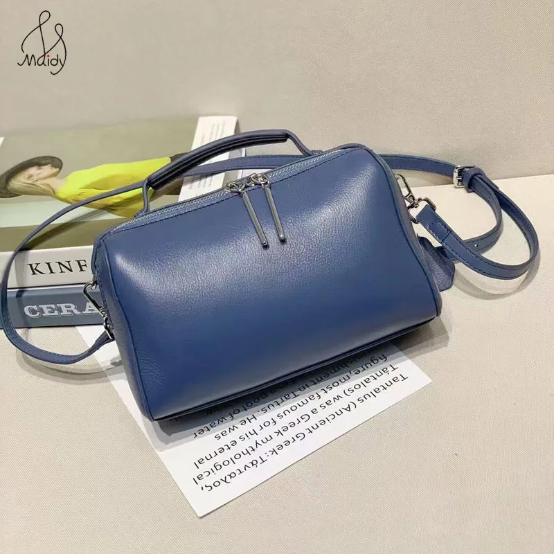 

Luxury Cowhide Cow Leather Shoulder Bag Women's Handbags Crossbody Bag Messenger Bags Shoulder Handbags High Quality Fashion