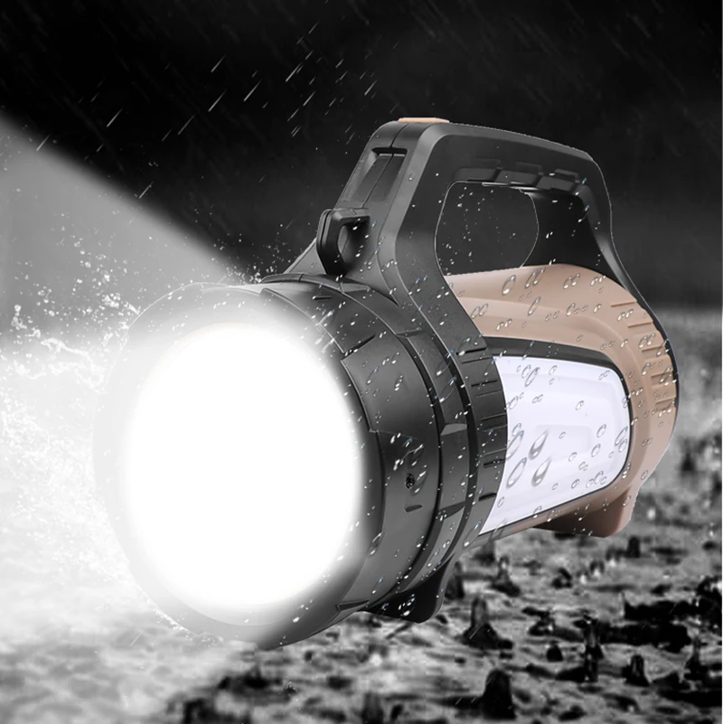 

High Quality XHP70.2 Powerful Led Flashlight Torch Power Bank 8800mah Built in 4pcs 18650 Rechargeable Battery Camping Lantern