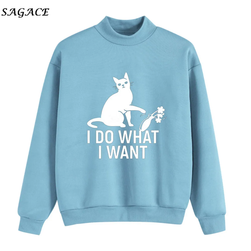 Женская кашемировая водолазка Sagace однотонная рубашка с длинным рукавом и