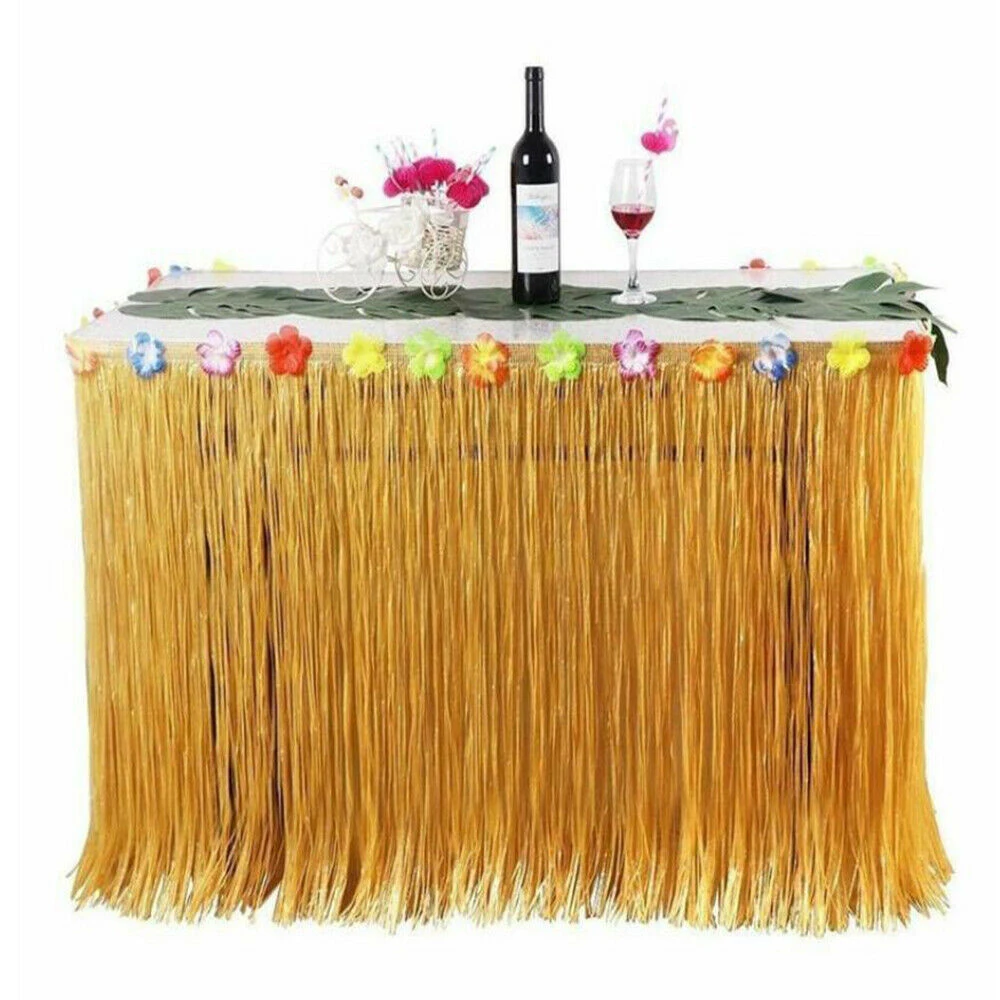 Гавайские вечерние юбки для стола тропические украшения свадьбы с днем рождения