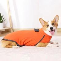 2021 pet clothes high elasticity keep warmth breathable solid color pet dogs sweatshirt costume