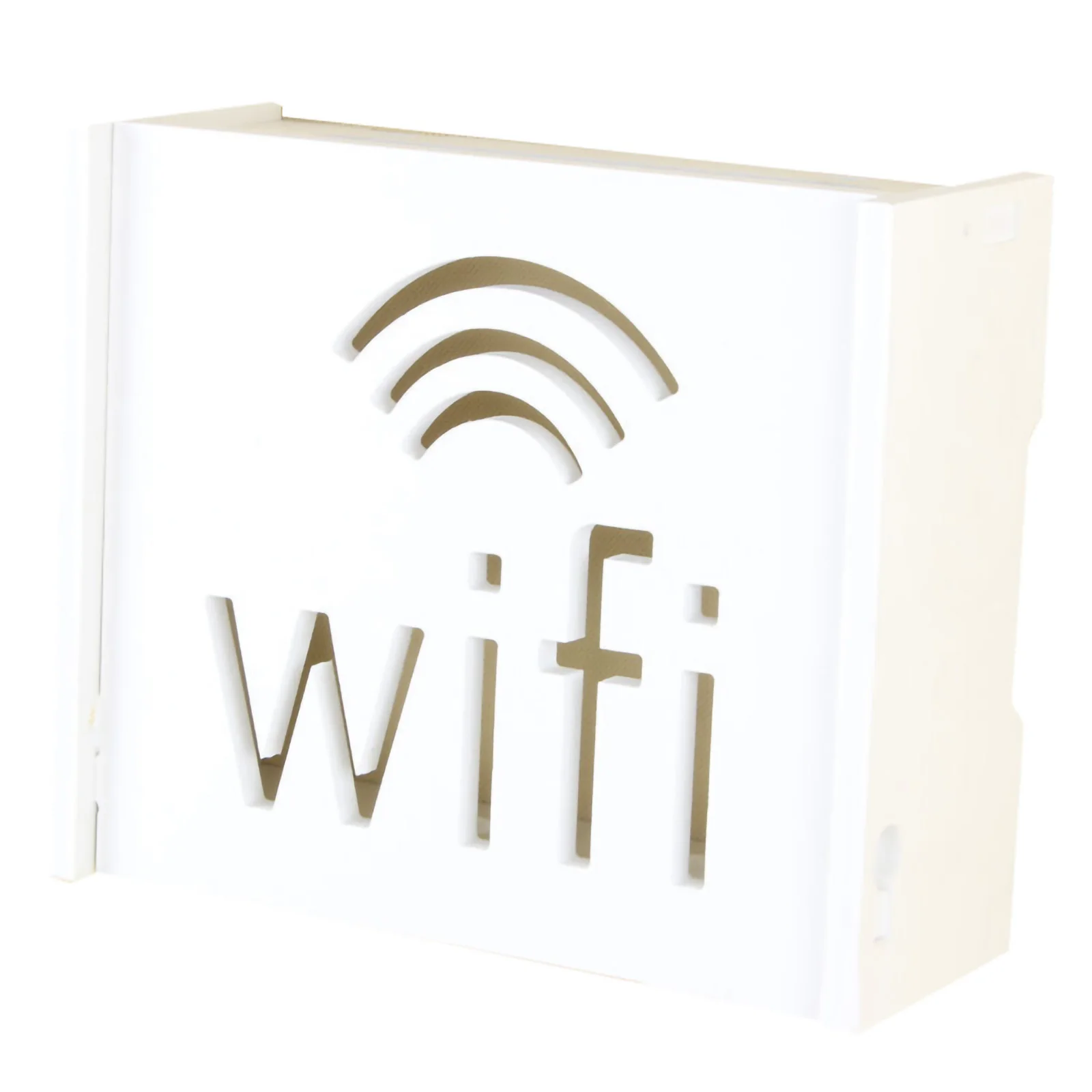 

Wifi Router Storage Box Case Rack Wall Mount Punch Free Organizer For Cable Wire Storage Rack Router Container
