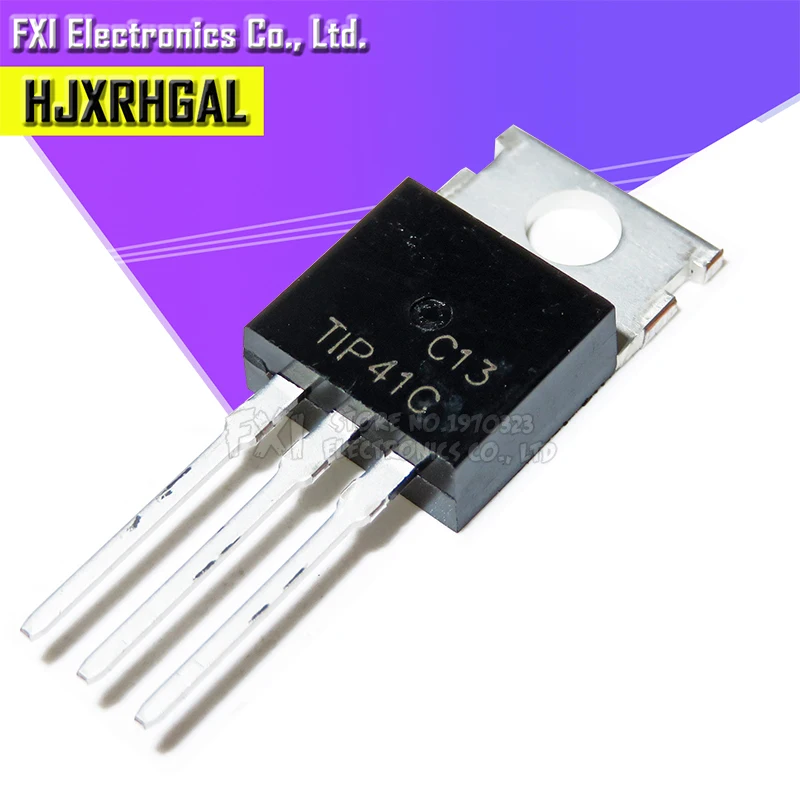 10 шт./лот TIP41C TIP41 6A/100 V МОП транзистор Дарлингтона биполярный оригинальный