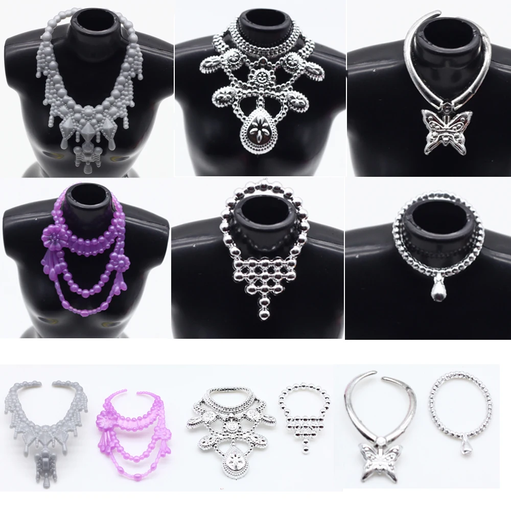 Модное пластиковое ювелирное ожерелье 6 шт./компл. аксессуары для вечевечерние