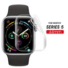 2 шт. гидрогель пленка для Apple Watch, версии 5 4 3 2 1 полосы чехол, 42 мм, 38 мм, 40 мм 44 Экран протектор для наручных часов iWatch, 4 Series 5 1234