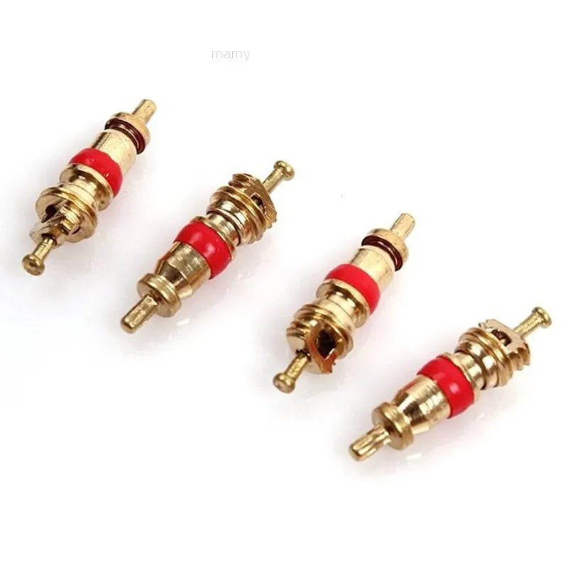 

Zinc Plated Tire Remover Tool Valve Core 1set 4 Valve Stem Cores 4 Way