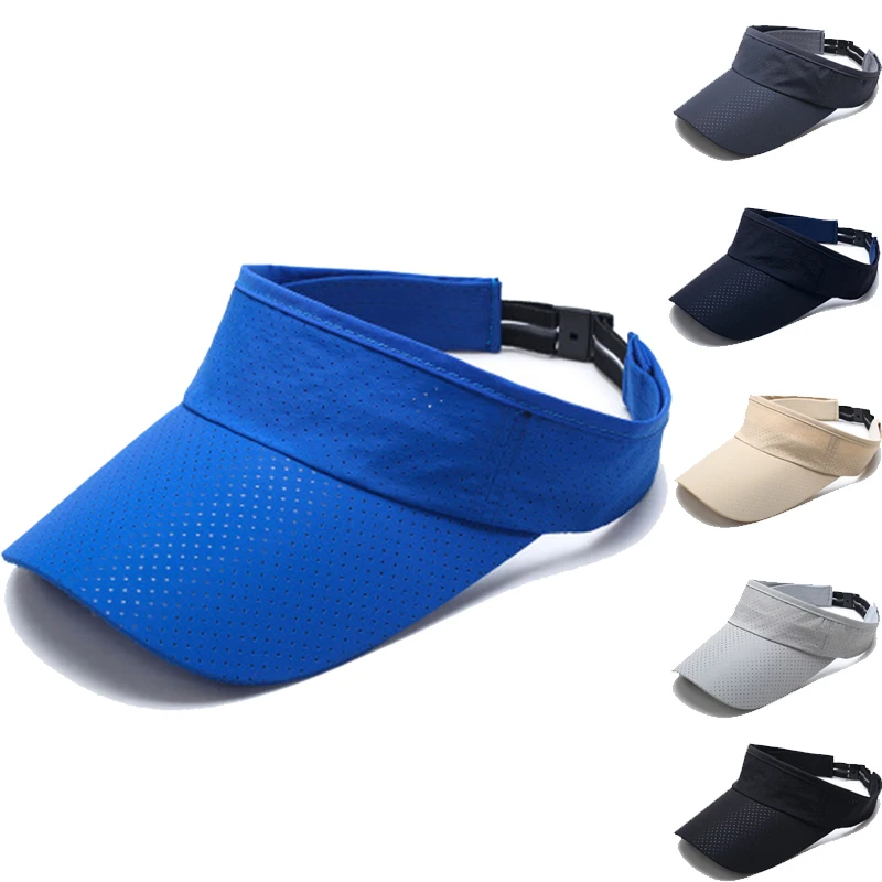 Unisex Summer Visor Cap Portable Quick Dry Hat Outdoor Breathable UV Protection Sun Hat for Women Men Tennis Fishing Beach Gorra