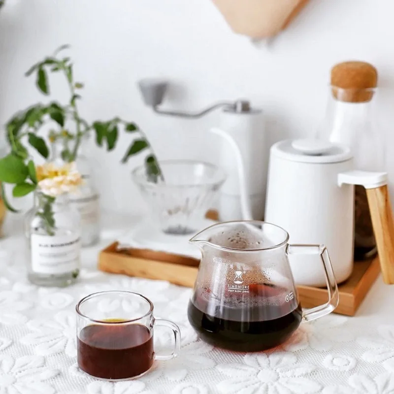 値段 Timemore栗C1手醸造コーヒーセット上に注ぐコーヒーギフトボックスグラインダー/やかん/ドリップ/フィルター紙/サーバ/温度計/ブラシ