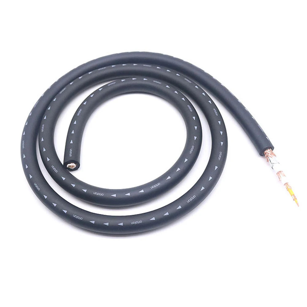 Hi-End HIFI OFC OCC медный одножильный щит RCA XLR аудио 10 мм 5 м радиочастотный коаксиальный