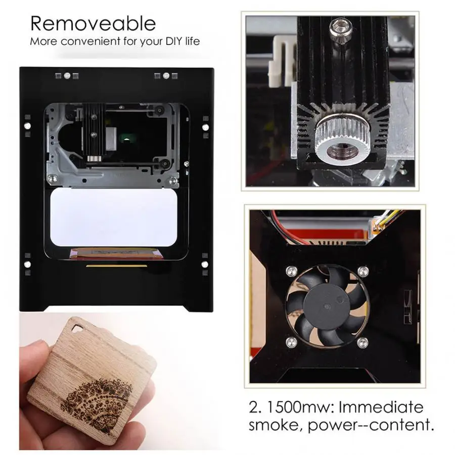 Лазерный гравер с Bluetooth и USB мини лазерный технологией сделай сам гравировальный