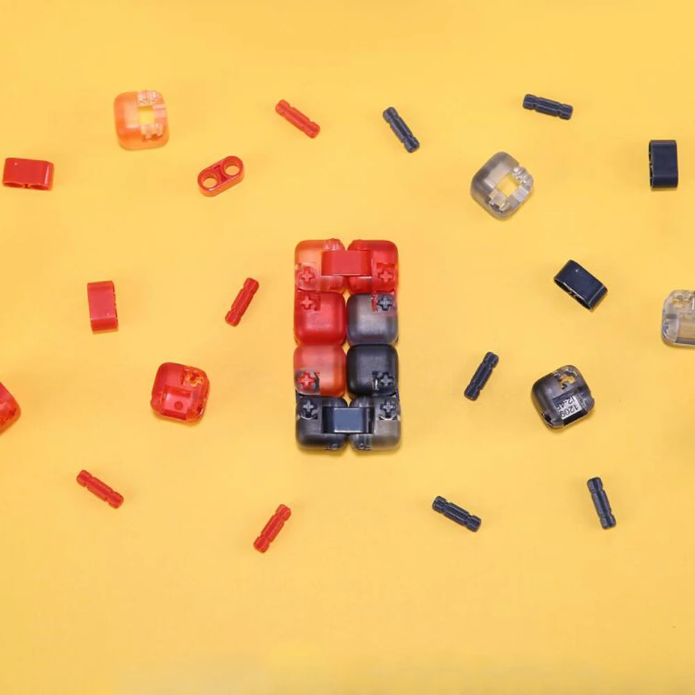 Миту случайный Цвет пальчиковые кубики строительные блоки слепой сюрприз