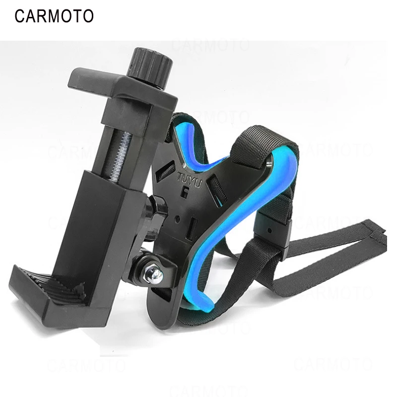 B style blue Регулируемый мотоциклетный шлем подбородок крепление для GoPro держатель камеры набор портативный strongнагрузка емкость легкий легко установить фиксированный - Цвет: B style blue