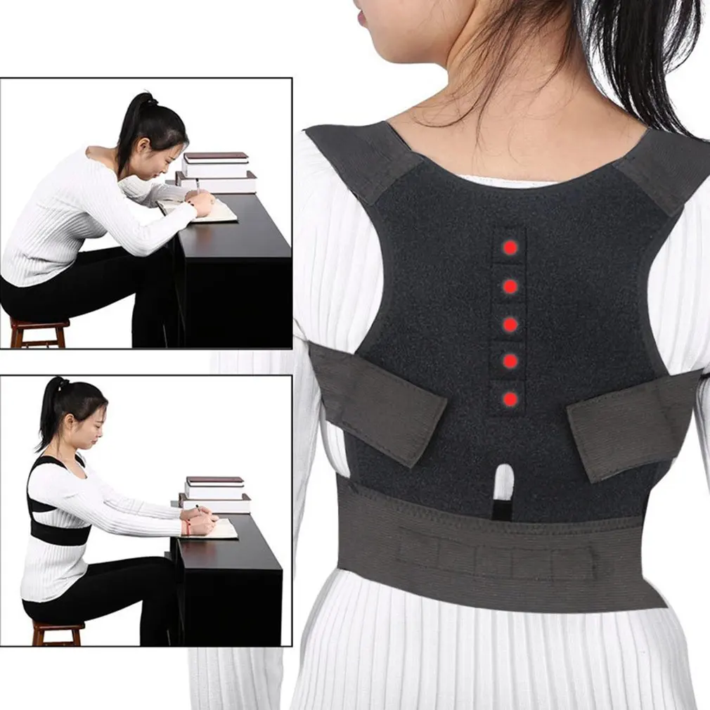 Пояс для коррекции осанки на магните приспособление взрослых выпрямление